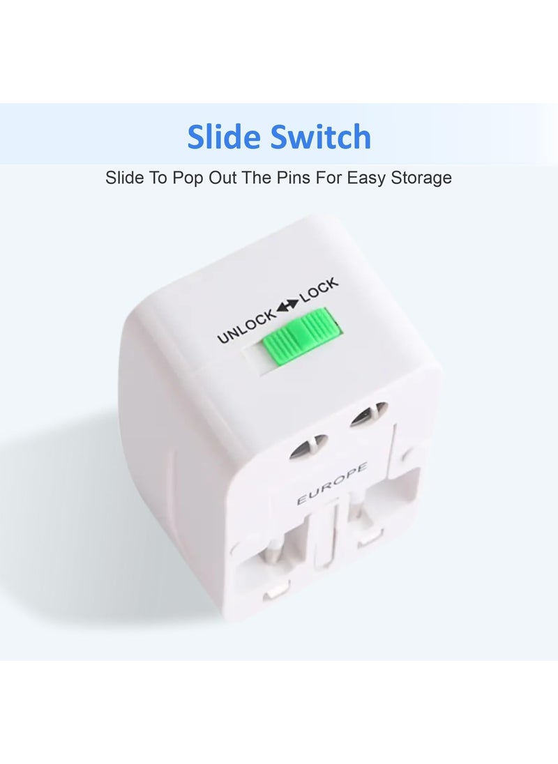 SHANIX IMPEX SHANIX Universal Travel Adapter Plug Travel Adapter International All in One Worldwide Universal Travel Adapters Compatible with Smart Phone Laptop Mobile Camera Tablet  - Image 5