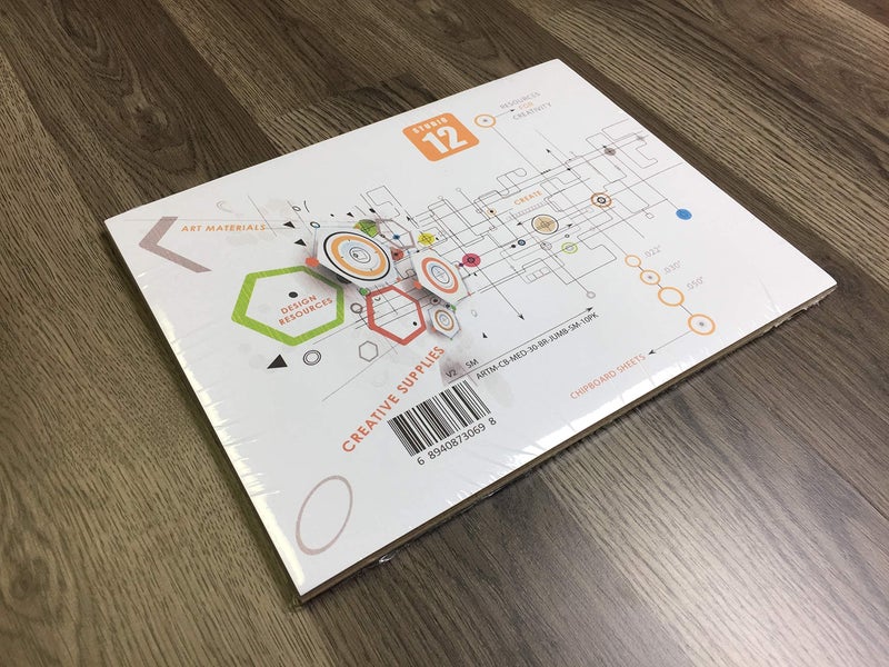 STUDIO 12 Medium Weight Chipboard Sheets. STUDIO 12 Brand. (8.5" x 11") .030” Thickness. (25 Sheets) - Image 3