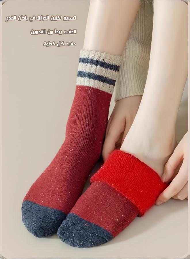 Women's Thick Striped Winter Socks (Cold-Resistant to -20℃) - Image 5