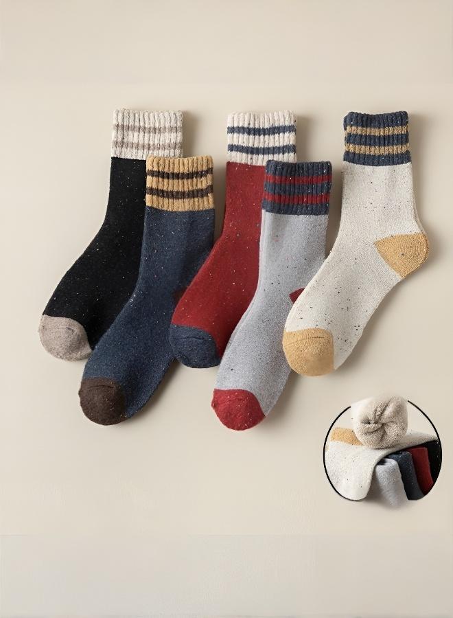 Women's Thick Striped Winter Socks (Cold-Resistant to -20℃) - Image 1