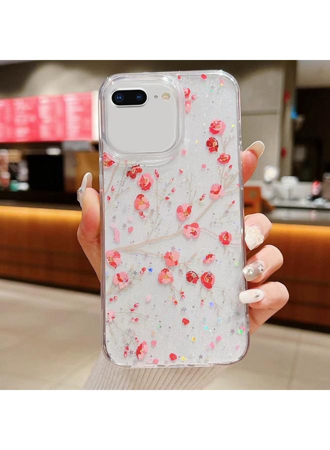 اس-توب جراب لهاتف iPhone 7 Plus / 8 Plus، جراب هاتف Spring Garden Epoxy TPU - Image 1