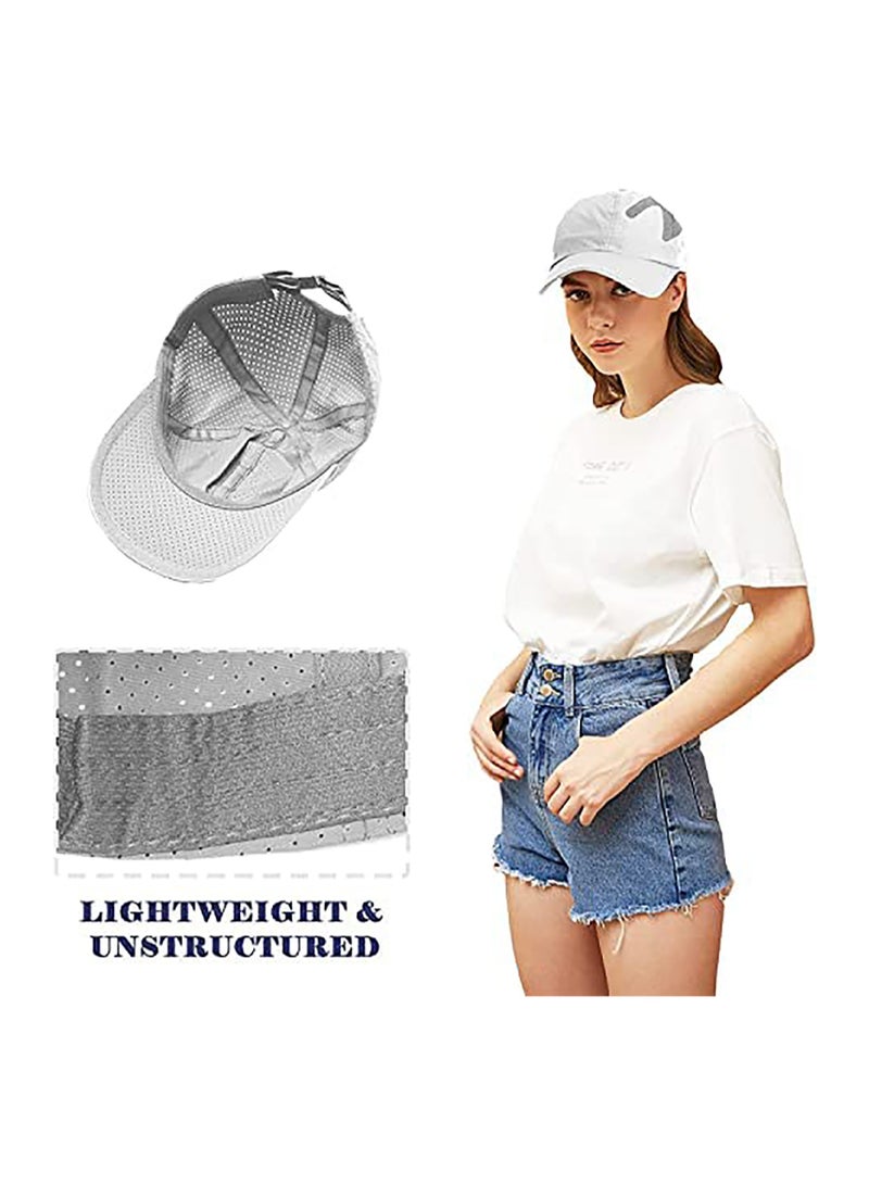 Excefore Baseball Cap Mens - Running Cap Quick Dry Sports Cap Mesh Reflective Brim Breathable Sun Hat Unisex Lightweight Adjustable Summer Hats for Outdoor - Image 5