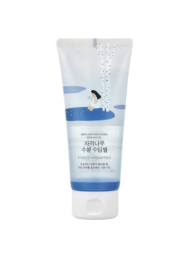 ROUND LAB Birch Juice Moisturizing Soothing Gel Cooling Hydrating Face Gel with Birch Sap 150ml - Image 1