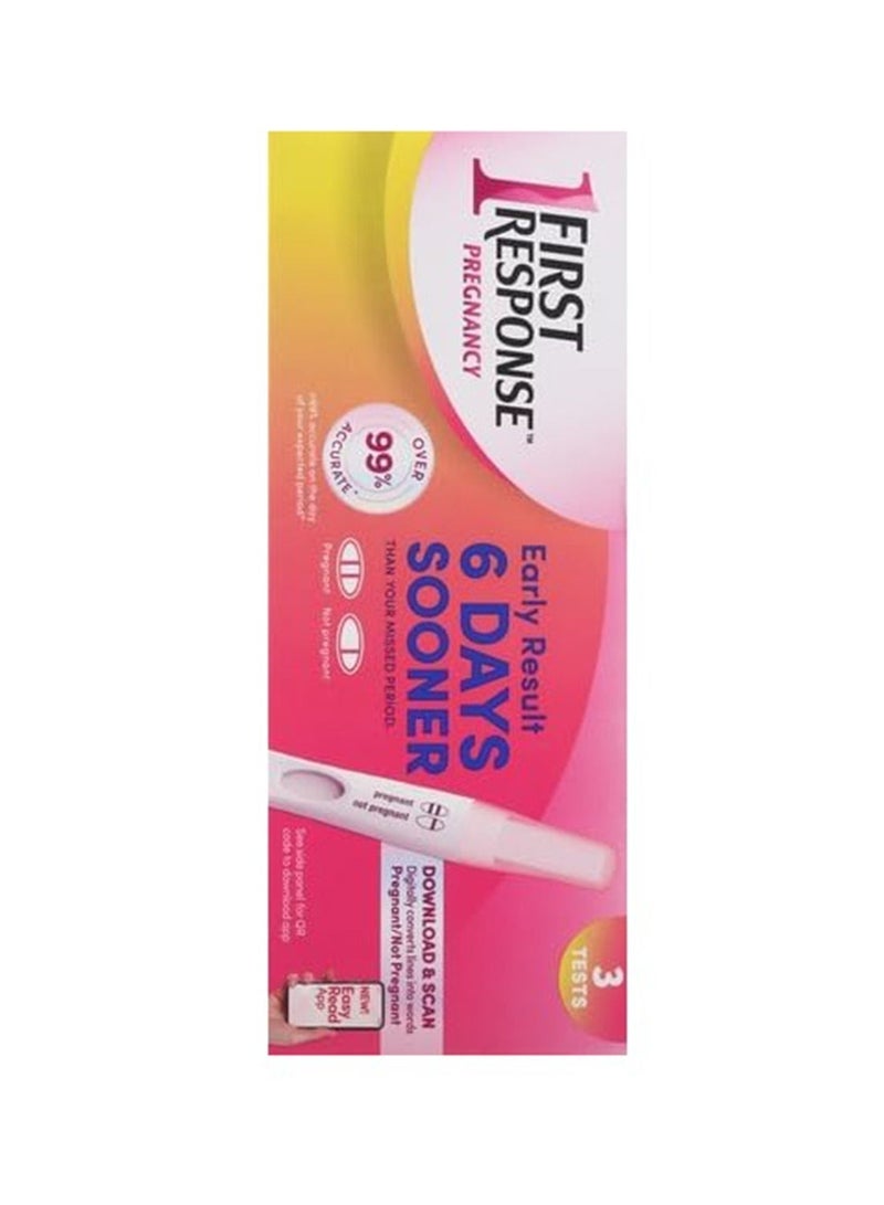 First Response Early Result Pregnancy Test, 3 Count(Pack of 1)(Packaging & Test Design May Vary) - Image 2