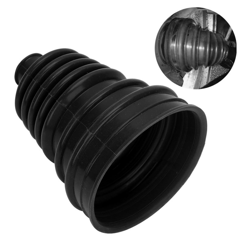 Universal Silicone CV Axle Boot Dust Cover Ball Head Constant Speed Round Clamp KitBlack - Image 4