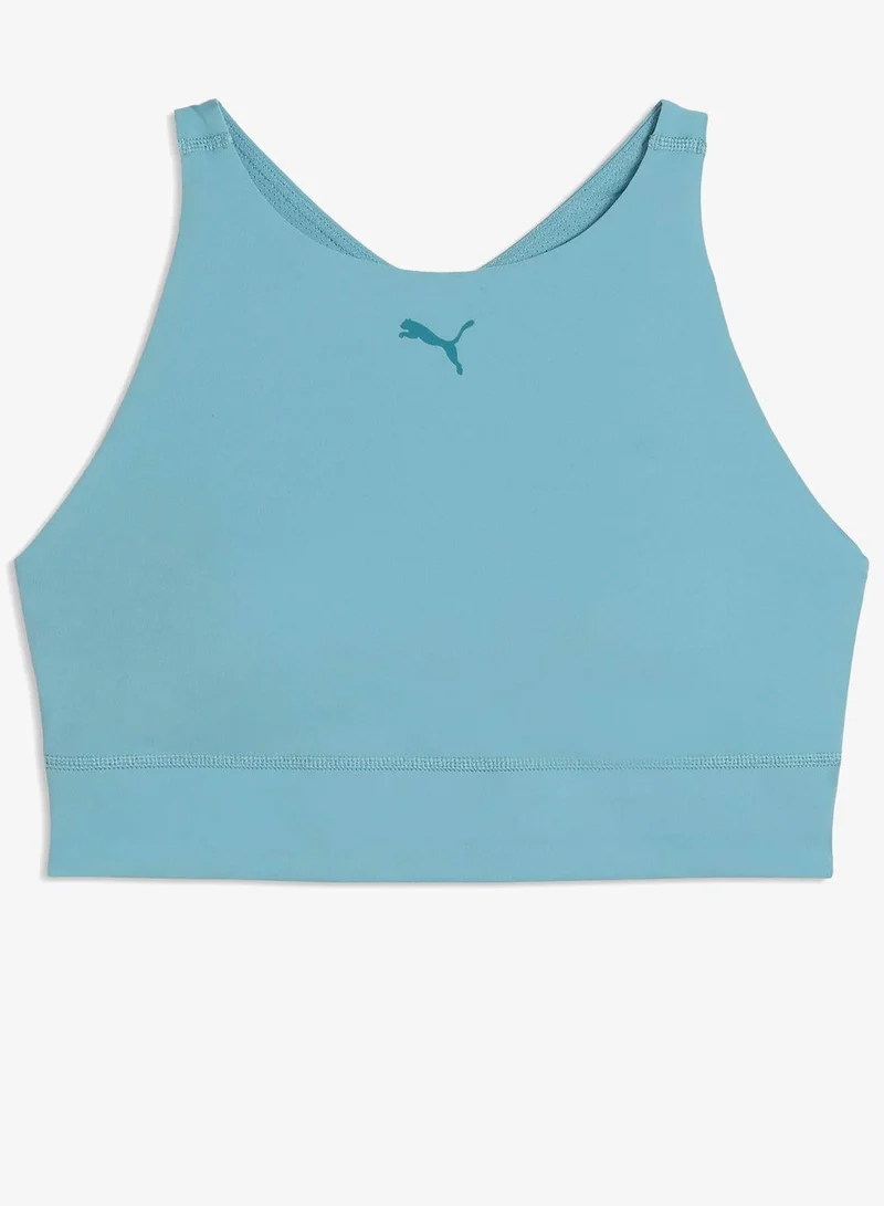 Puma Baltic Sea Blue Shapeluxe Mid Support Bra for Women | Best Price UAE