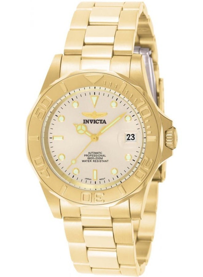 Invicta Pro Diver Men's Champagne Dial Stainless Steel Band Automatic Watch - INVICTA-9010 - Image 1