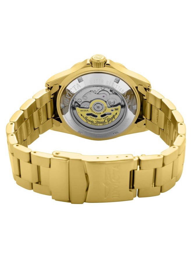 Invicta Pro Diver Men's Champagne Dial Stainless Steel Band Automatic Watch - INVICTA-9010 - Image 4