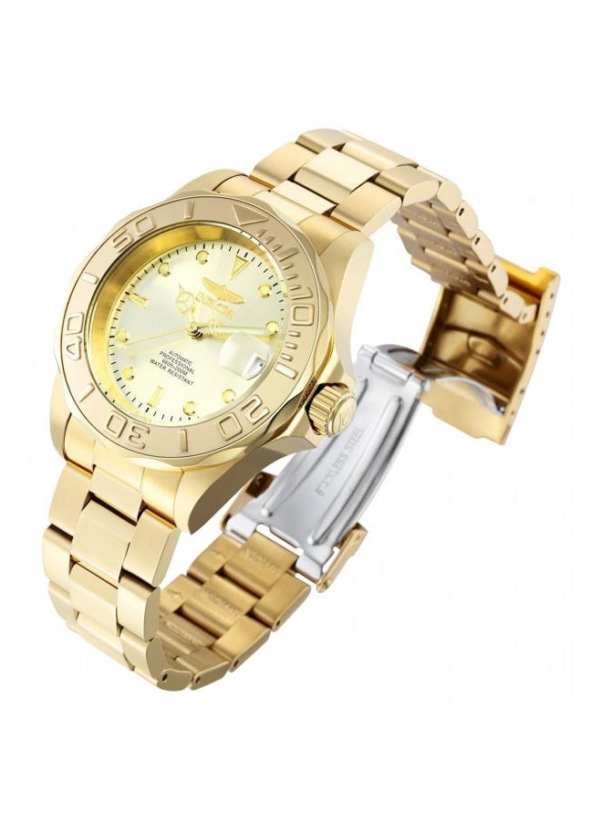 Invicta Pro Diver Men's Champagne Dial Stainless Steel Band Automatic Watch - INVICTA-9010 - Image 2