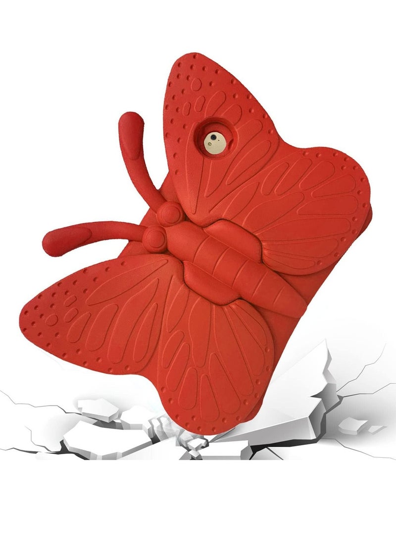 iPad case for Kids, 3D Cartoon Butterfly Non-Toxic EVA Light Weight Kid Proof Shockproof case with Kickstand for ipad 5/ ipad 6 /ipad pro 9.7/ New iPad 2017 case - Image 2