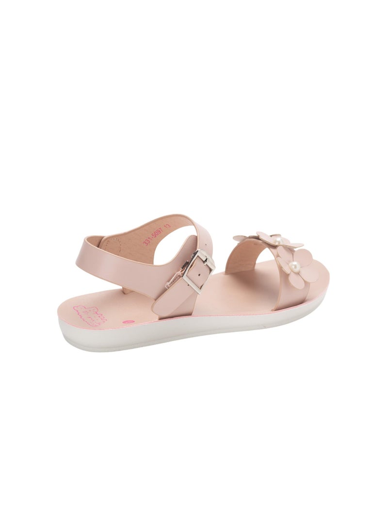 Bata Casual Applique Details Buckle Flat Sandals  - Image 3