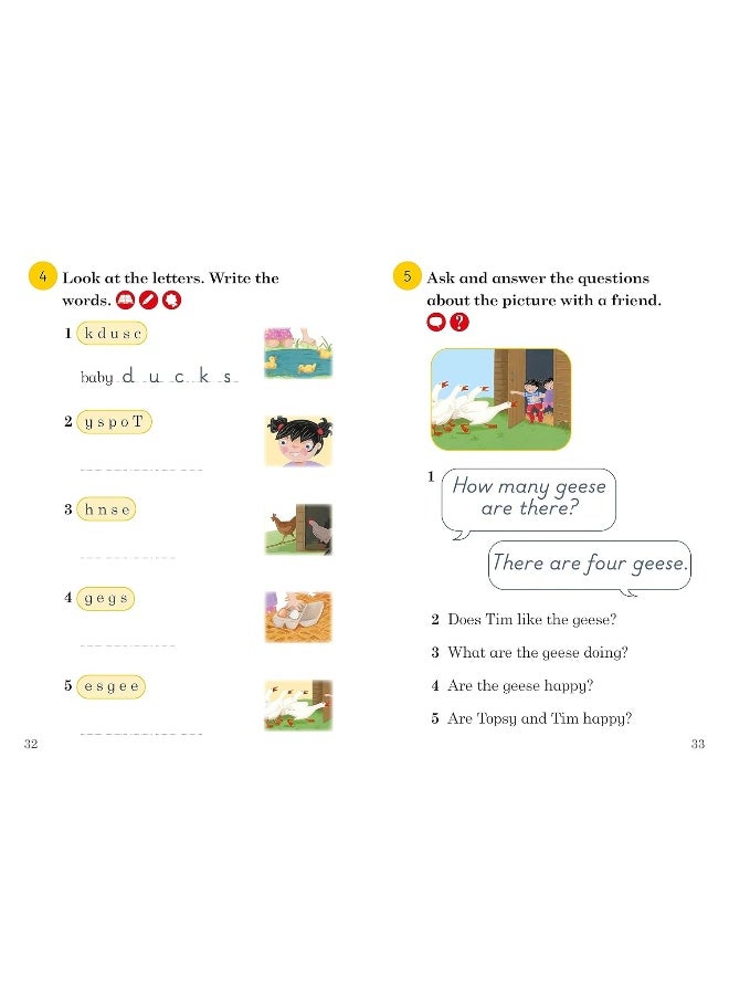 null - Ladybird Readers Level 1 - Topsy and Tim - Go to the Farm (ELT Graded Reader) - Image 1