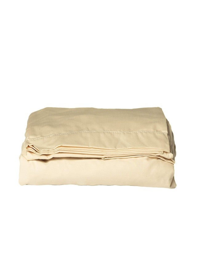 Mayfield 4 Piece Full Size Sofa Bed Hotel Sheet Set - 54" x 72" x 6" - Cotton Blend 200 Thread Count Sheets for Sleeper Sofa Full - Hide a Bed Couch Sheets - Bone Off White - Made in USA Bedding - Image 1