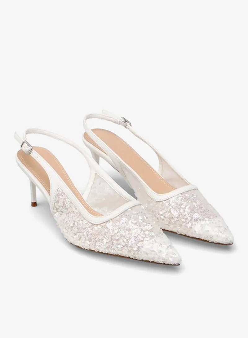 Flora Bella By Shoexpress Flora Bella Women Cone Heel Pointed Toe Shoes Ramadan Collection