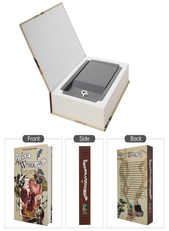 PACOLO Real Paper Transfer Book Safe for Jewelry, Money and Cash, Hollow with Hidden Compartment,Key and Combination Lock M Key - Image 3