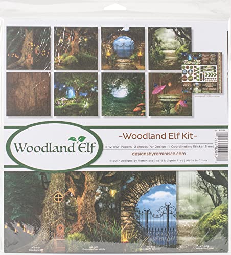 Reminisce WE-200 Woodland Elf Scrapbook Collection Kit - Image 3