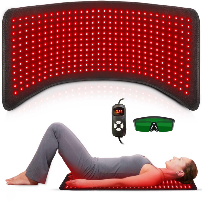 Red Light Therapy Infrared Light Therapy 316 118 Large Wrap Pad 360LEDs for Body Back Waist Knee Joint Pain Relief Muscle Repair Decrease Inflammation Ideal Gift