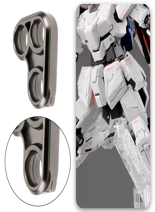 Create idea 2PCs G35 Full Armor Model Metal Replace Parts Model Parts Compatible with Banshee Unicorn RG 1/144 RX-0 Mobile Suits Sliver - Image 2