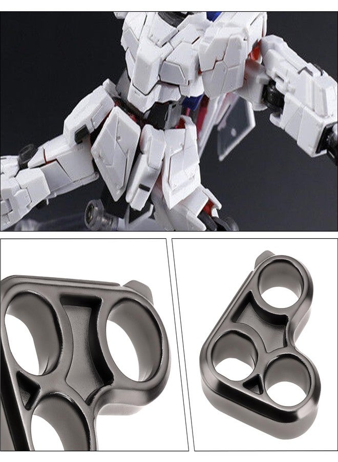 Create idea 2PCs G35 Full Armor Model Metal Replace Parts Model Parts Compatible with Banshee Unicorn RG 1/144 RX-0 Mobile Suits Sliver - Image 4