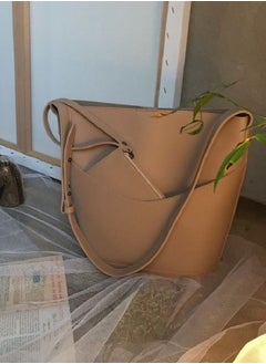 Maple's PU Leather Shoulder Bucket Bag Set . (Bucket Bag + Clutch Wallet)  - Image 2