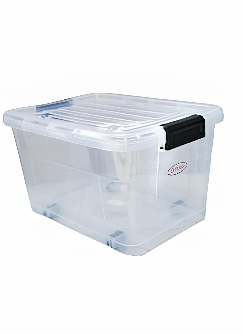 ESQUBE - Esqube Trunk Plastic Storage Box with lid and Wheel - 29 Ltr - Image 1