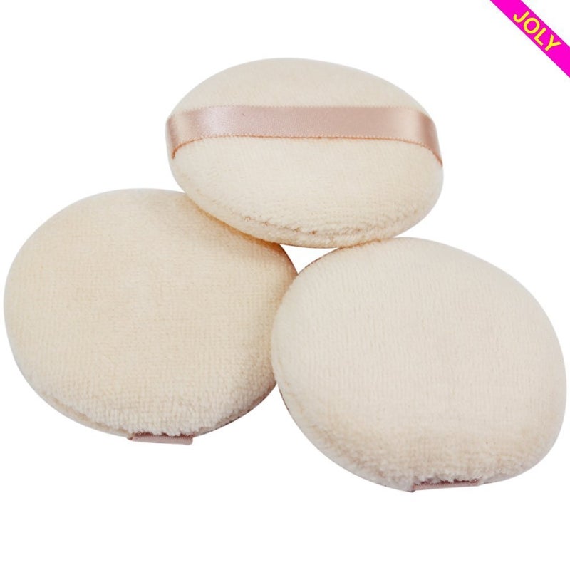 JOLY Powder Puff for Makeup Face Powder (3 Pieces) - Image 2