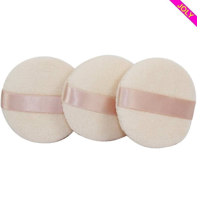 JOLY Powder Puff for Makeup Face Powder (3 Pieces) - Image 3