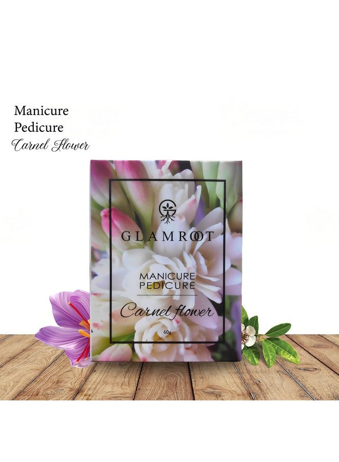 Glamroot Professional Carnal Flower Manicure & Pedicure Kit For Soft Healthy & Beautiful Hand & Foot. (Carnal Flower Mpk 60 Gm) - Image 2