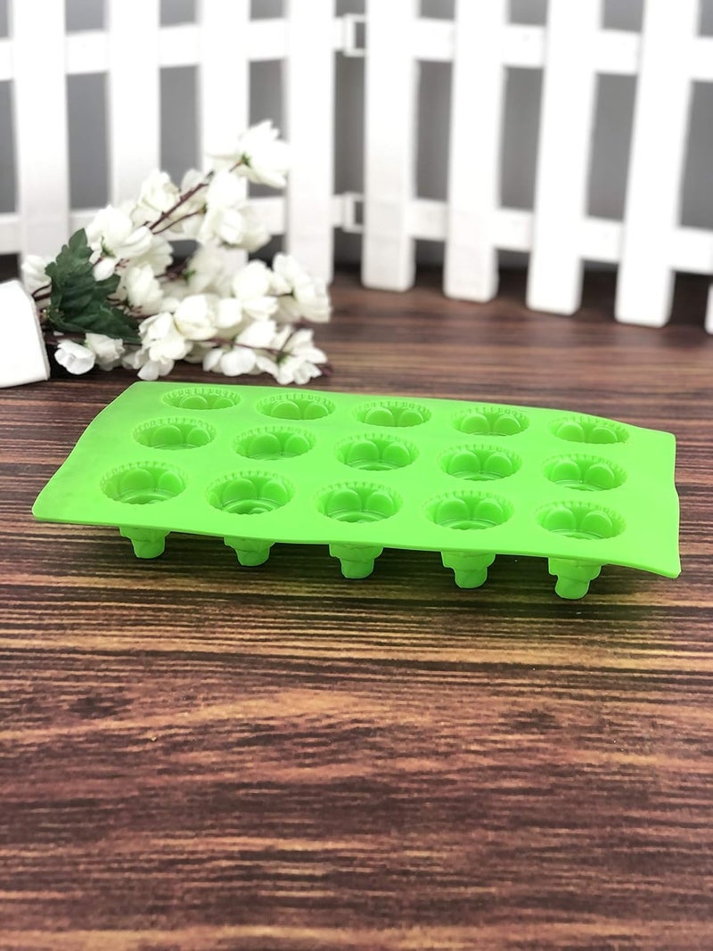 Go Hooked Go Hooked Silicon Ice Cube Mould Chocolate Mould (Assorted Color, Pack of 1)  - Image 4
