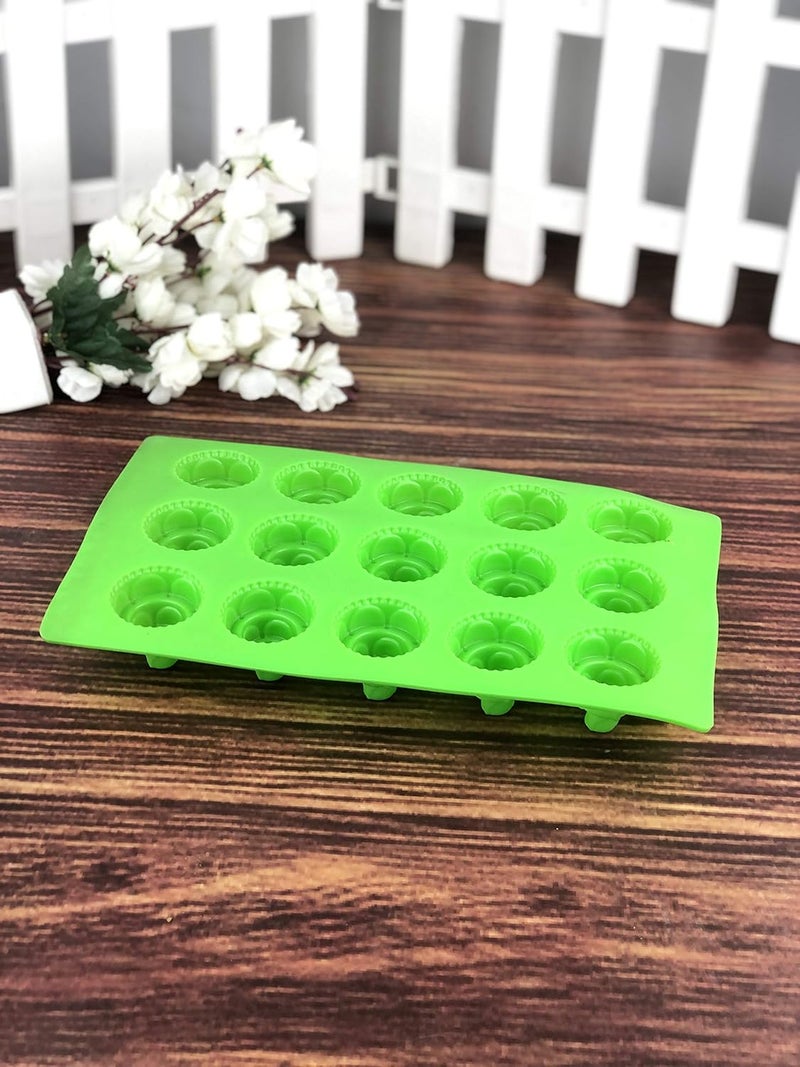 Go Hooked Go Hooked Silicon Ice Cube Mould Chocolate Mould (Assorted Color, Pack of 1)  - Image 5