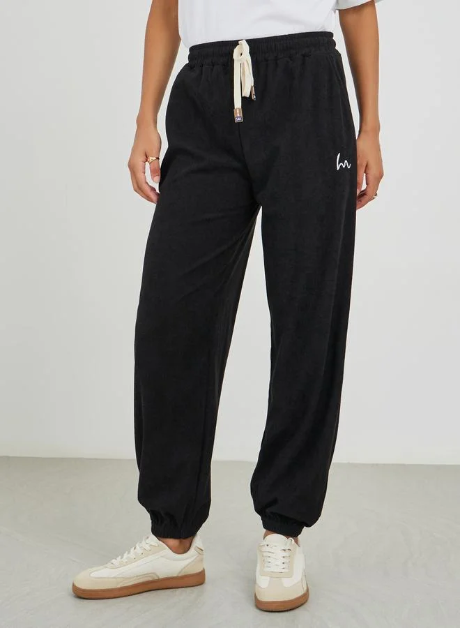 Styli Styli Relaxed Fit Joggers with Drawstring