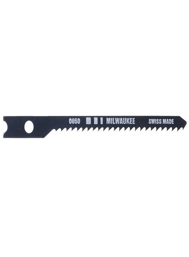 Milwaukee 48-42-0650 2-3/4-Inch, 12 Teeth per Inch, High Carbon Steel Jig Saw Blades, 5-Pack - Image 1