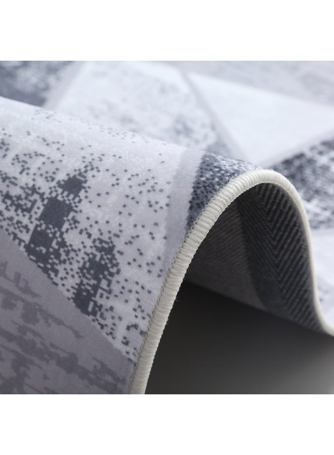 Home Box Wells Mia Printed Flannel Rug - 110x160 cm - Image 3