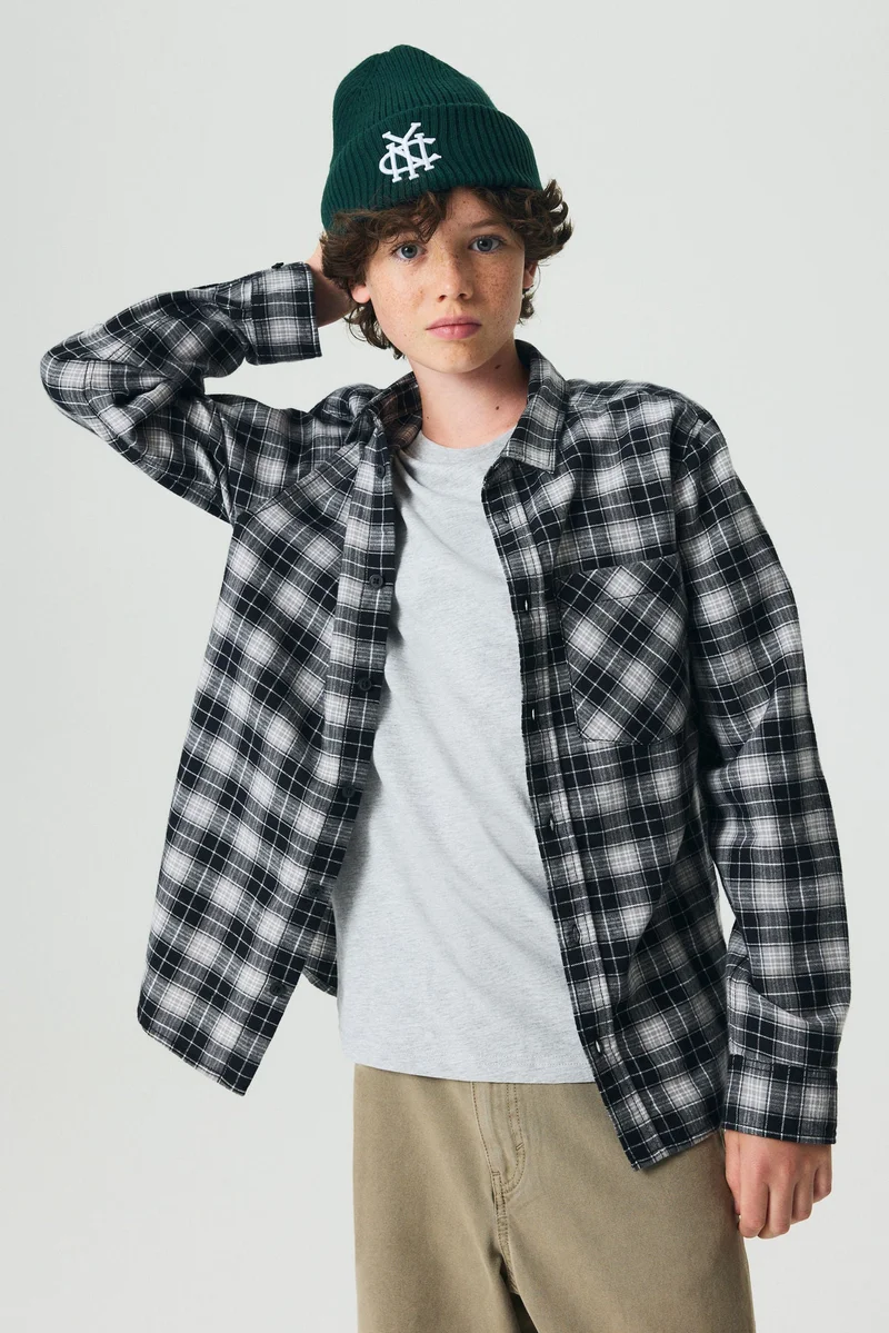 H&M Cotton flannel shirt