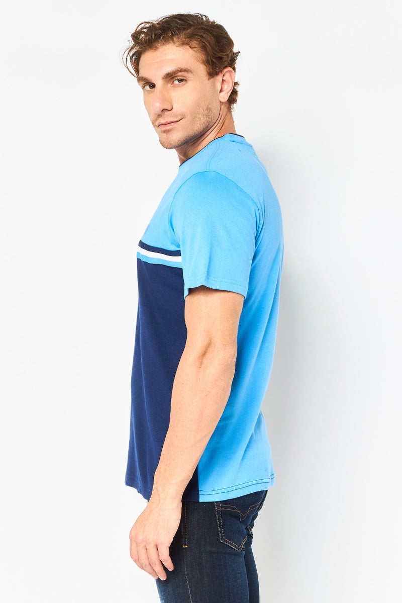 Chaps Men Crew Neck Short Sleeve Two Tone T-Shirt, Multicolor - Image 3