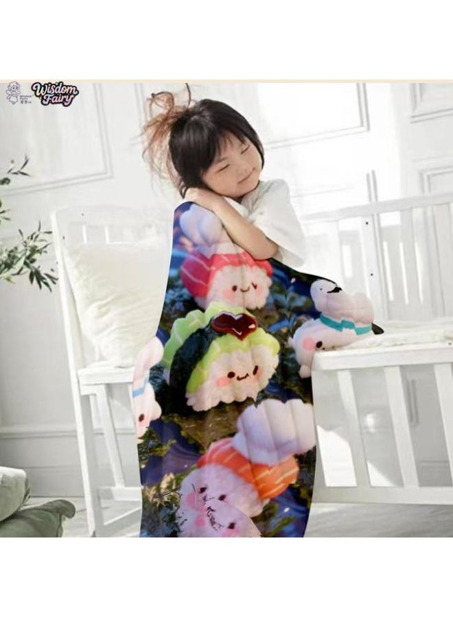 عام Wisdom Fairy (أحدث) بطانية رقيقة من الفانيلا (دافئة ومريحة، ومناسبة للنوم، واستخدام اللعبة، وإزالة الغبار والرمل) 150 سم * 200 سم - 54 - Image 1