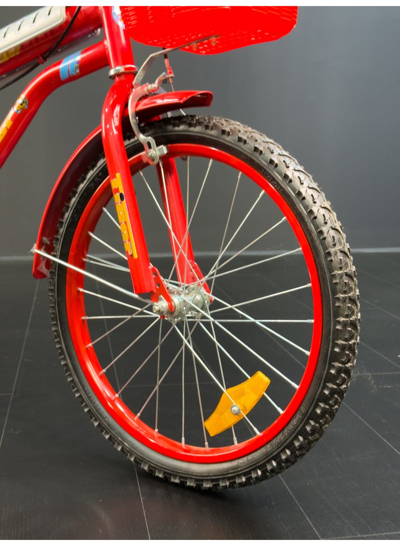 TIGER Kids Bike 16 Inch with Front Basket & Back Seat – For Children 4 to 7 Years - Image 2