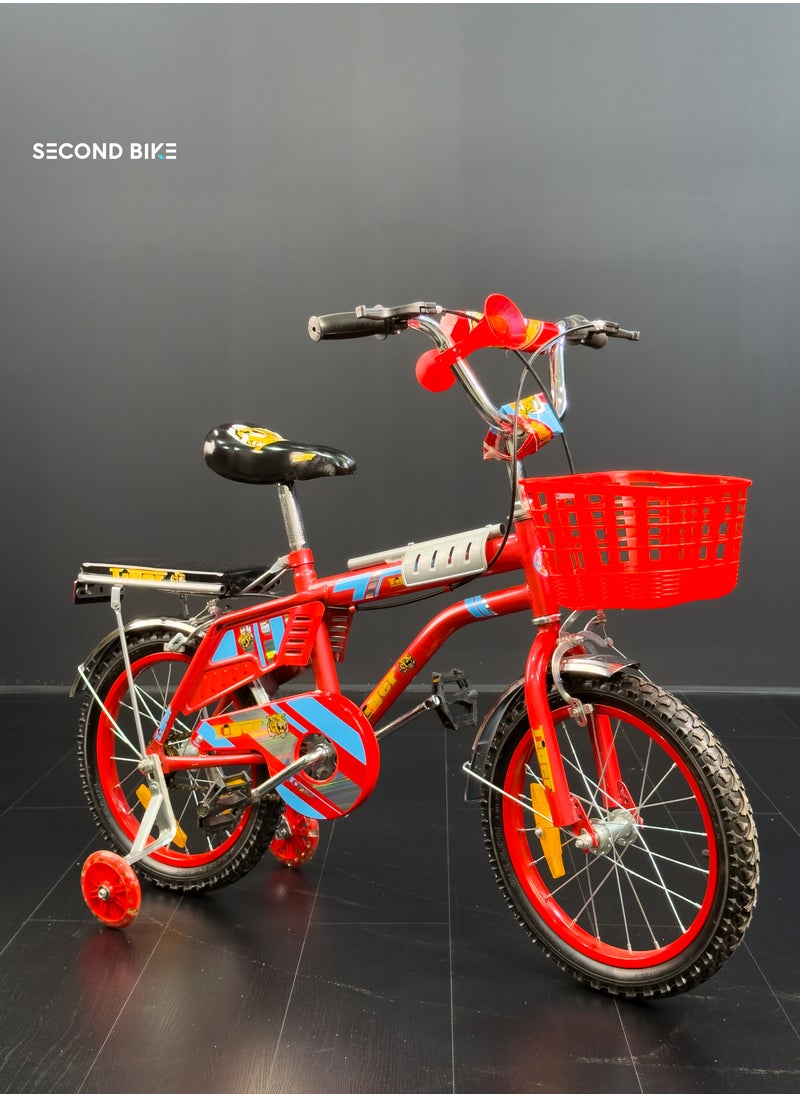 TIGER - TIGER KIDS BIKE SIZE 16 INCHES for children from 4 to 7 years old - Image 1