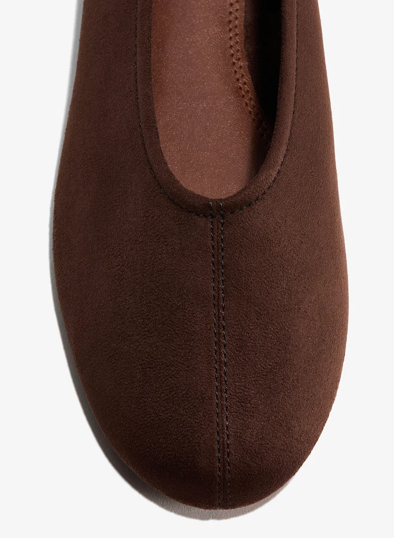 H&M  Napped ballet pumps for Women | Best Price UAE