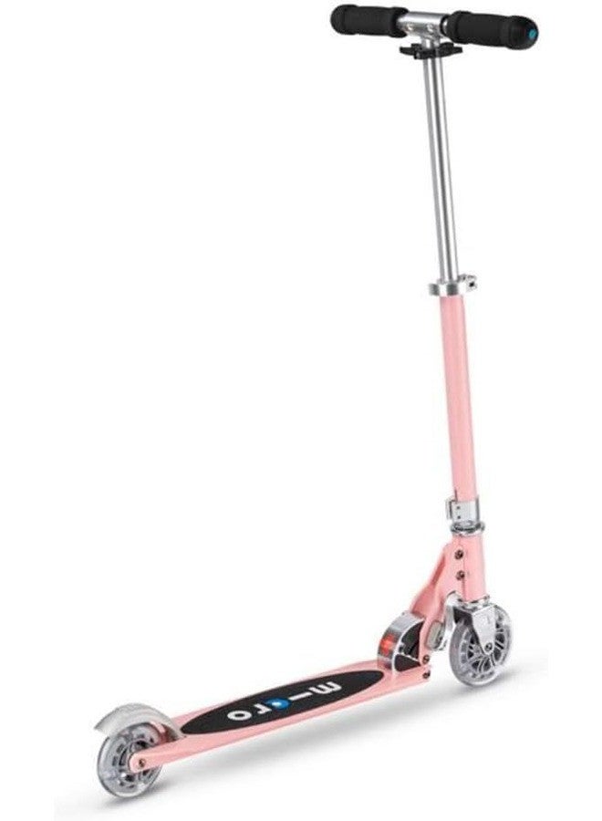 Micro سكوترات ميكرو | سكوتر ميكرو سبرايت LED للأطفال SA0235 | مقبض قابل للتعديل | تعليق أمامي | قابل للطي | للأولاد والبنات | 8 سنوات وما فوق | وردي نيون - Image 3