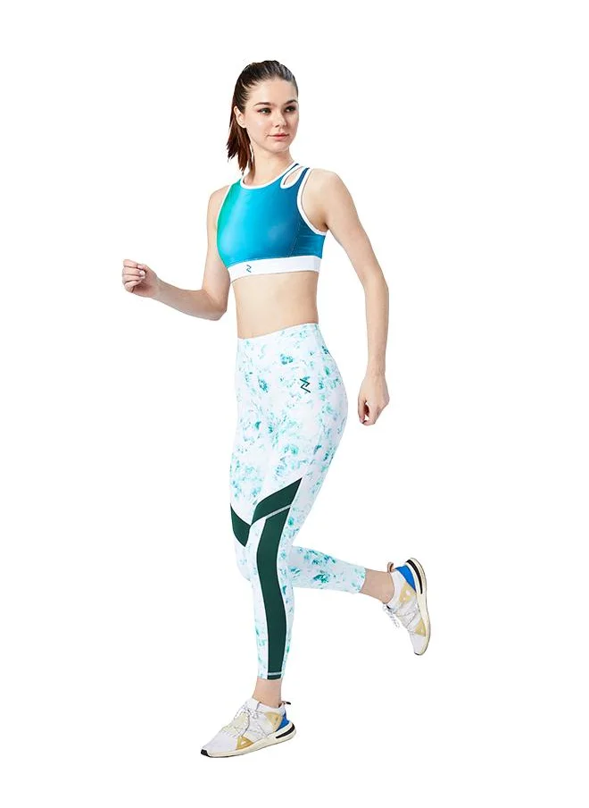 ZAECY Women's Mid-Rise Crop Leggings
