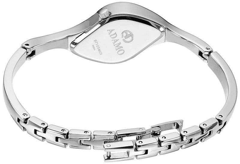 ADAMO Stainless Steel Analog Blue Dial Women's Watch -9710Sm01 - Image 2