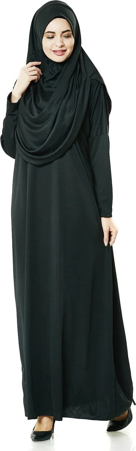ايهفان Ihvan One Piece Prayer Dress - Black - 5015