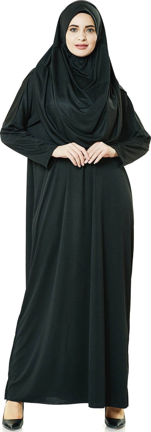 İhvan Ihvan One Piece Prayer Dress - Black - 5015  - Image 1