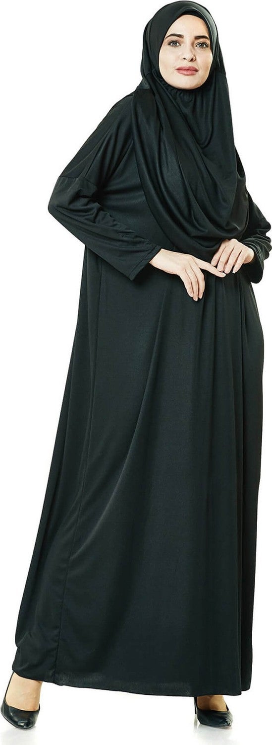 İhvan Ihvan One Piece Prayer Dress - Black - 5015  - Image 2