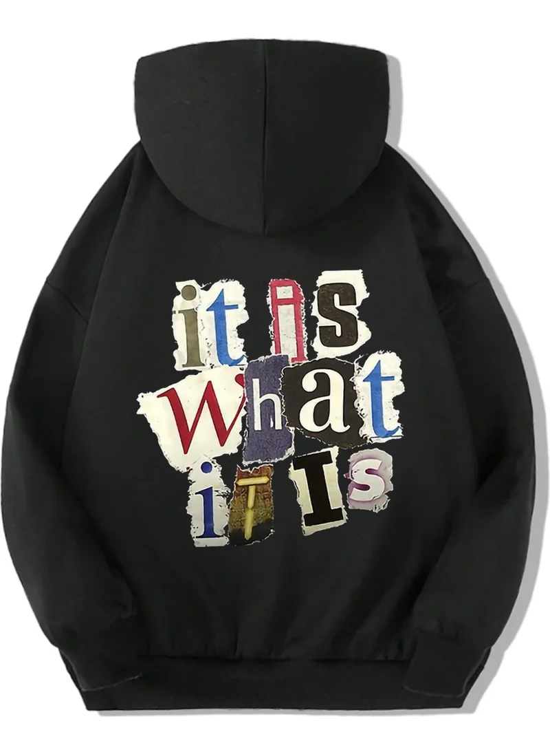 بي ار زد كولكشن Unisex Kids It Is What It Is Hoodie