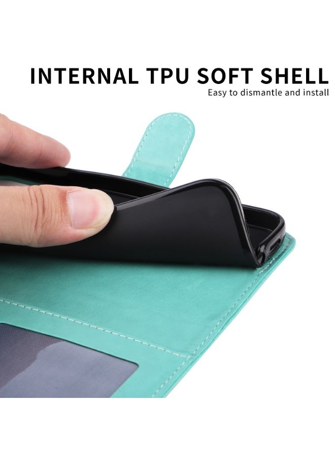 General Case for Honor 400 Lite, Embossed Leather Case with Holder and Card Wallet Anti-scratch Case  - Image 5