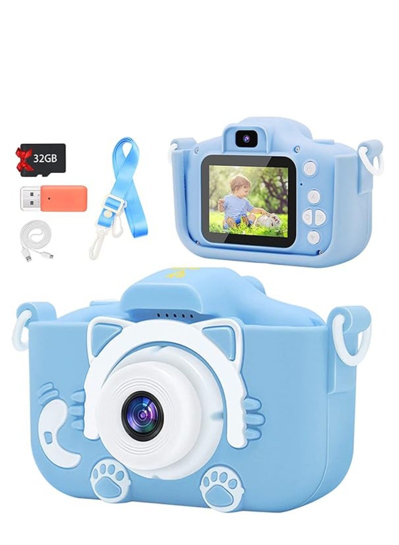 DIGI CORE Kids Toy Digital Camera 1080P Dual Camera 2.0 Inches Screen 20MP HD Video Camcorder with 32 GB Memory Card and Card Reader Gifts for Child Boys Girls Best Birthday Gift Games Toy - Image 1