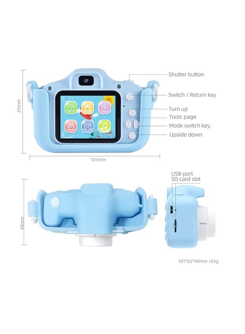 DIGI CORE Kids Toy Digital Camera 1080P Dual Camera 2.0 Inches Screen 20MP HD Video Camcorder with 32 GB Memory Card and Card Reader Gifts for Child Boys Girls Best Birthday Gift Games Toy - Image 4