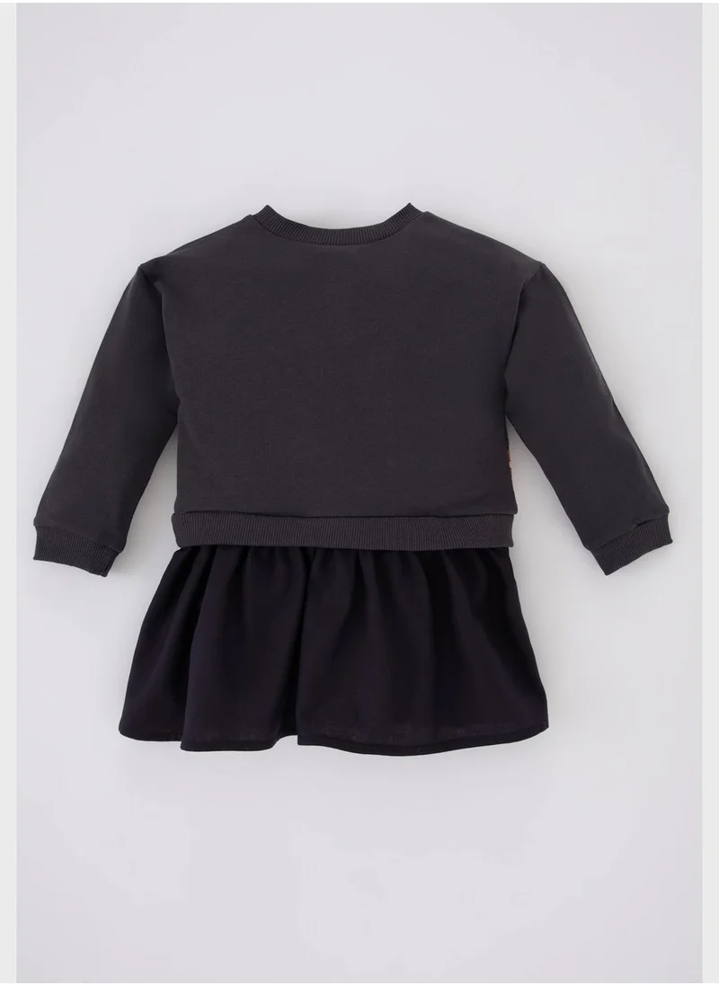 DeFacto Infant Printed Midi Dress